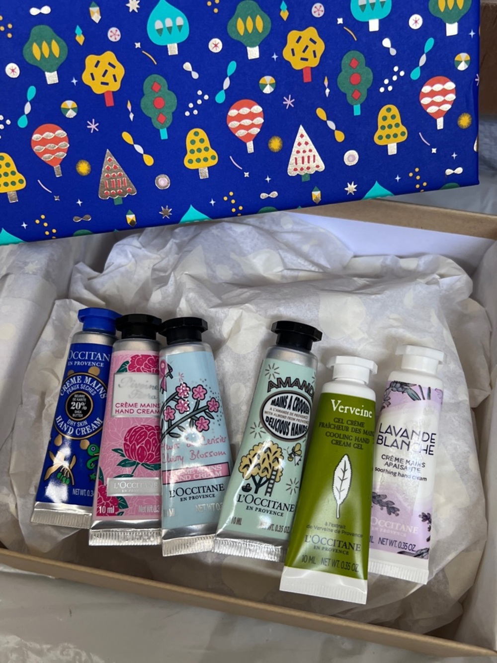 New! 6Pc L'Occitane Hand Cream Gift Set